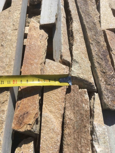 Горбушка златолит золотистый для облицовки купить в Зеленодольске