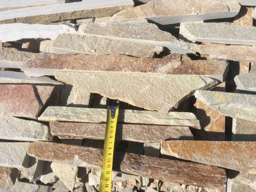 Горбушка златолит золотистый для облицовки купить в Зеленодольске