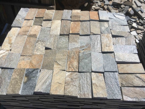 Плитка пилёная златолит Уральский для цоколя, отмостки купить в Зеленодольске