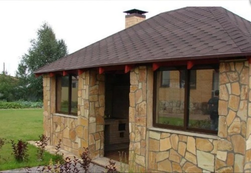 Плитняк златолит жёлтый для фасада 1,5-3 см купить в Зеленодольске