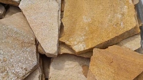 Плитняк златолит жёлтый для фасада 1,5-3 см купить в Зеленодольске