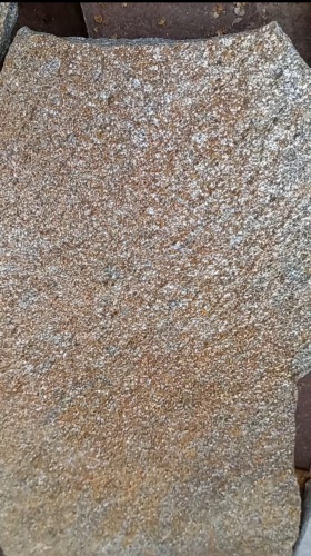 Плитняк златолит серебристый для цоколя, отмостки купить в Зеленодольске