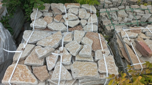 Гранитный плитняк галтованный для парковки купить в Зеленодольске