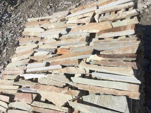 Горбушка златолит золотистый для облицовки купить в Зеленодольске