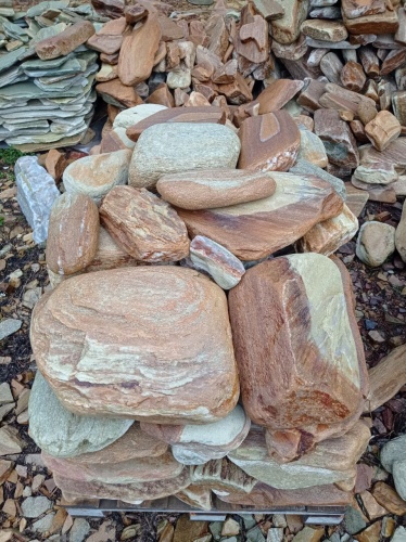 Златолит жёлтый, жёлто-зелёный глыбки и валуны для ланшафтного дизайна купить в Зеленодольске