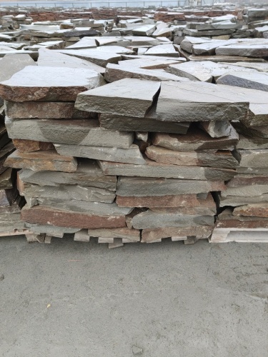 Плитняк песчаник серо-зелёный для мощения 60-65 мм купить в Зеленодольске