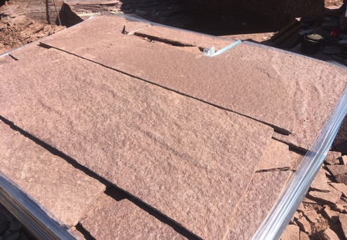 Плитняк лемезит бордовый для ступеней 20-25 мм купить в Зеленодольске